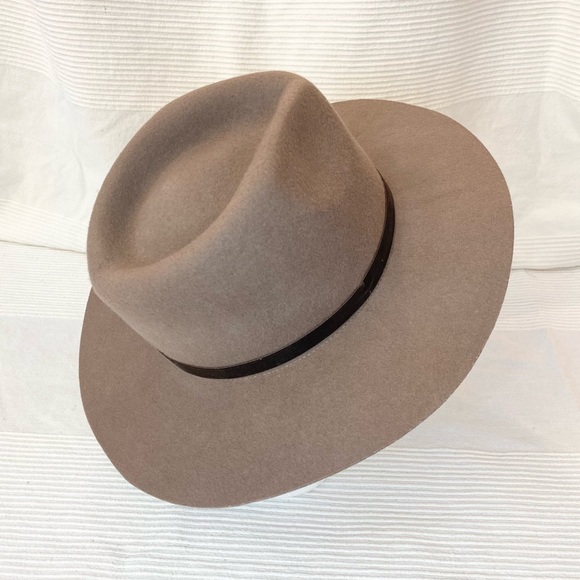 Lucky Brand 100% Genuine Wool Felt Bow Hat Fedora - Picture 6 of 16